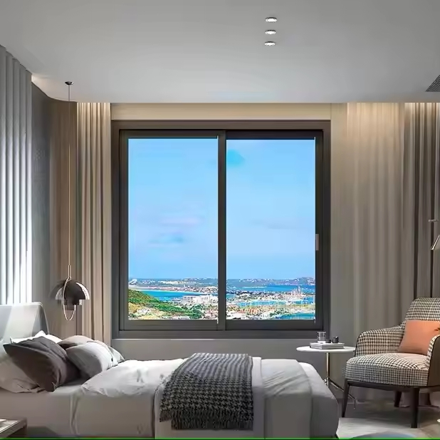 Aluminum Wood Composite Door Frame Accordion Folding Glass Small Wooden Interior Folding Bifold Closet Doors