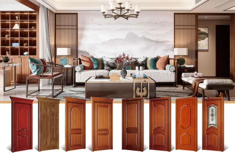 Solid Wood Painted Door 6