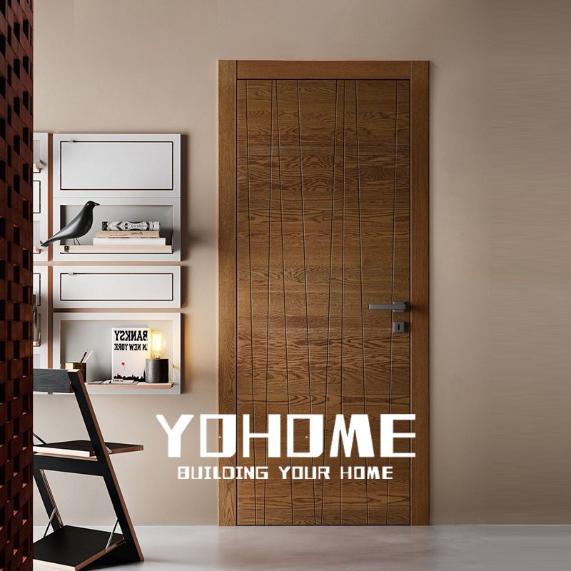 American Hotel Fireproof Wooden Door UL Acoustic Soundproof Internal Bedroom Interior Apartment Doors