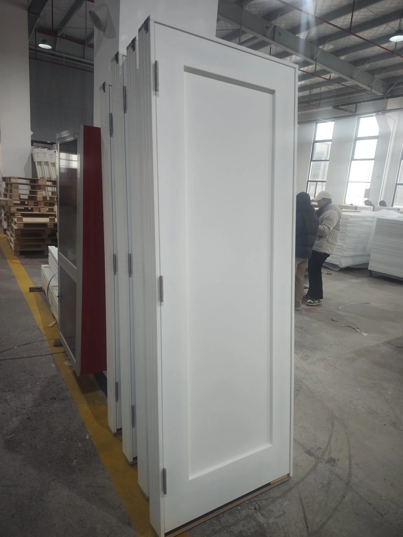 Solid Core MDF Interior 30X80 White Primed Prehung Shaker Door for Apartments