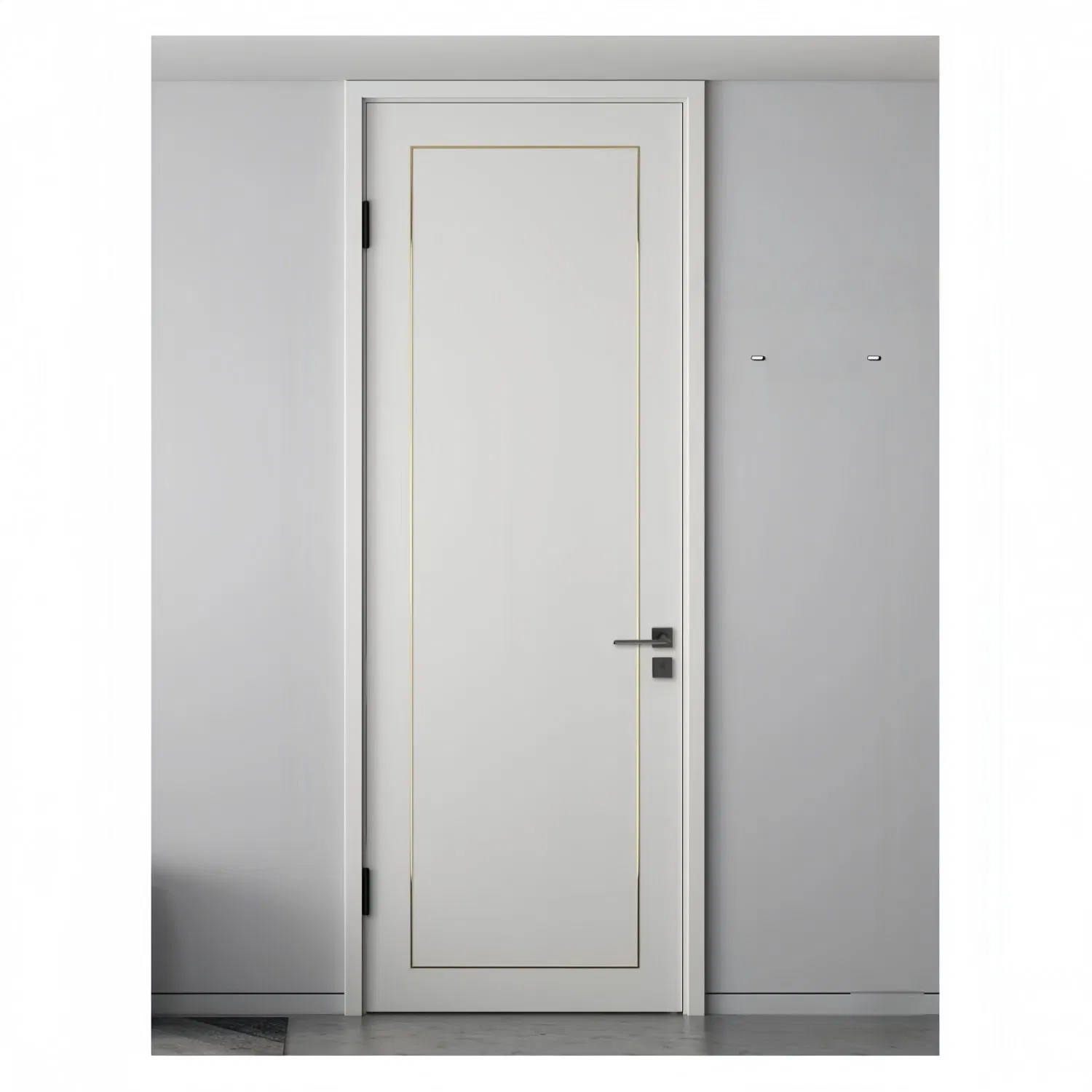 Modern Wood Bifold Door with Compact Design Ideal for Wardrobe and Closet