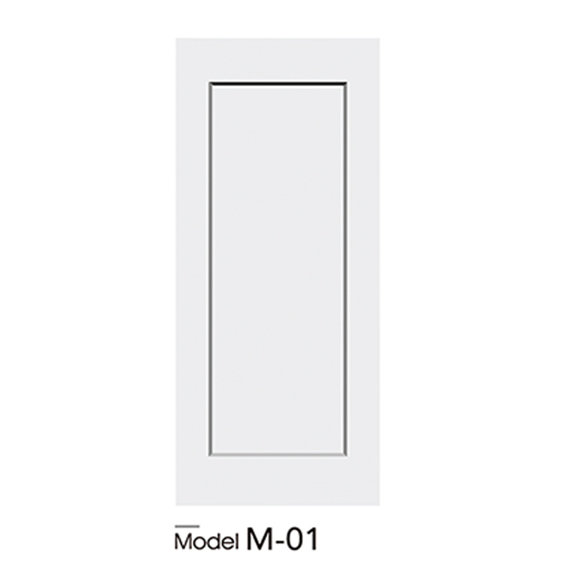 2133*914*35mm MDF Molded Interior Finished Wooden School White Primer Smooth Shaker Molded Flat Flush Price Primed Door Panels