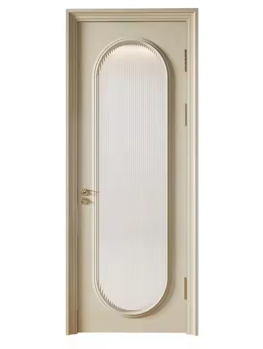 Bestselling Modern White Solid Wood Composite Interior Door - Pre-Finished Acoustic Rated for Hotel Bedrooms