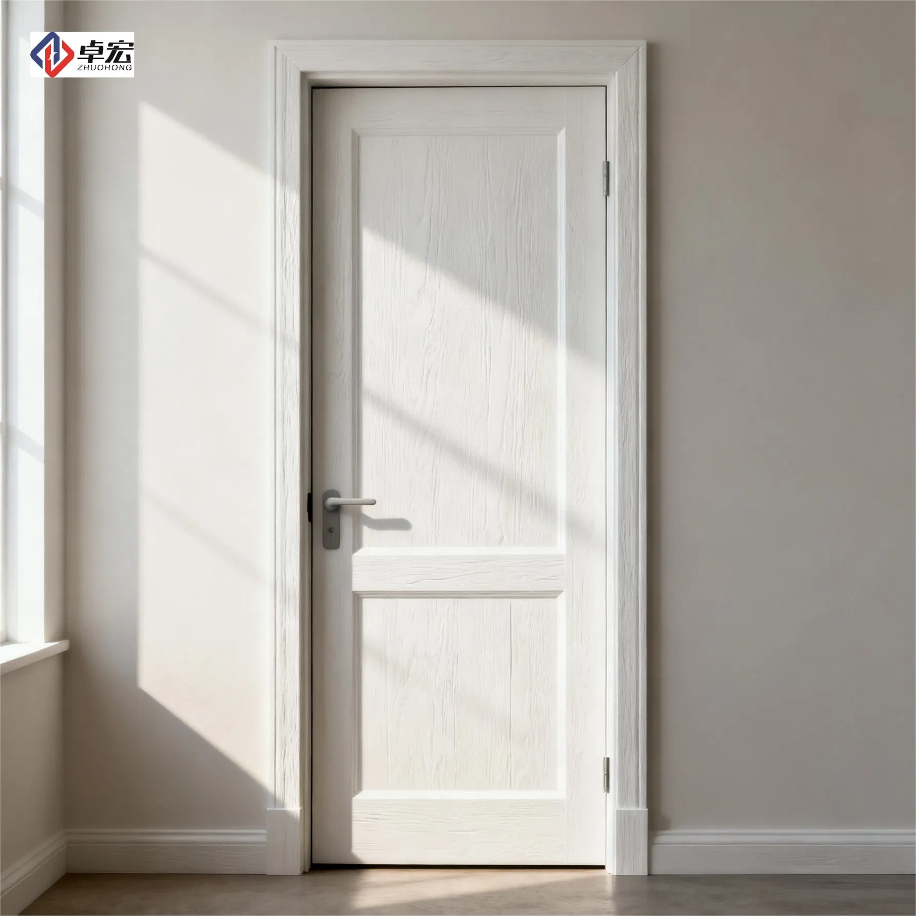 90-Minute Fire-Rated Wooden Door for Hotel Guest Rooms with Soundproofing