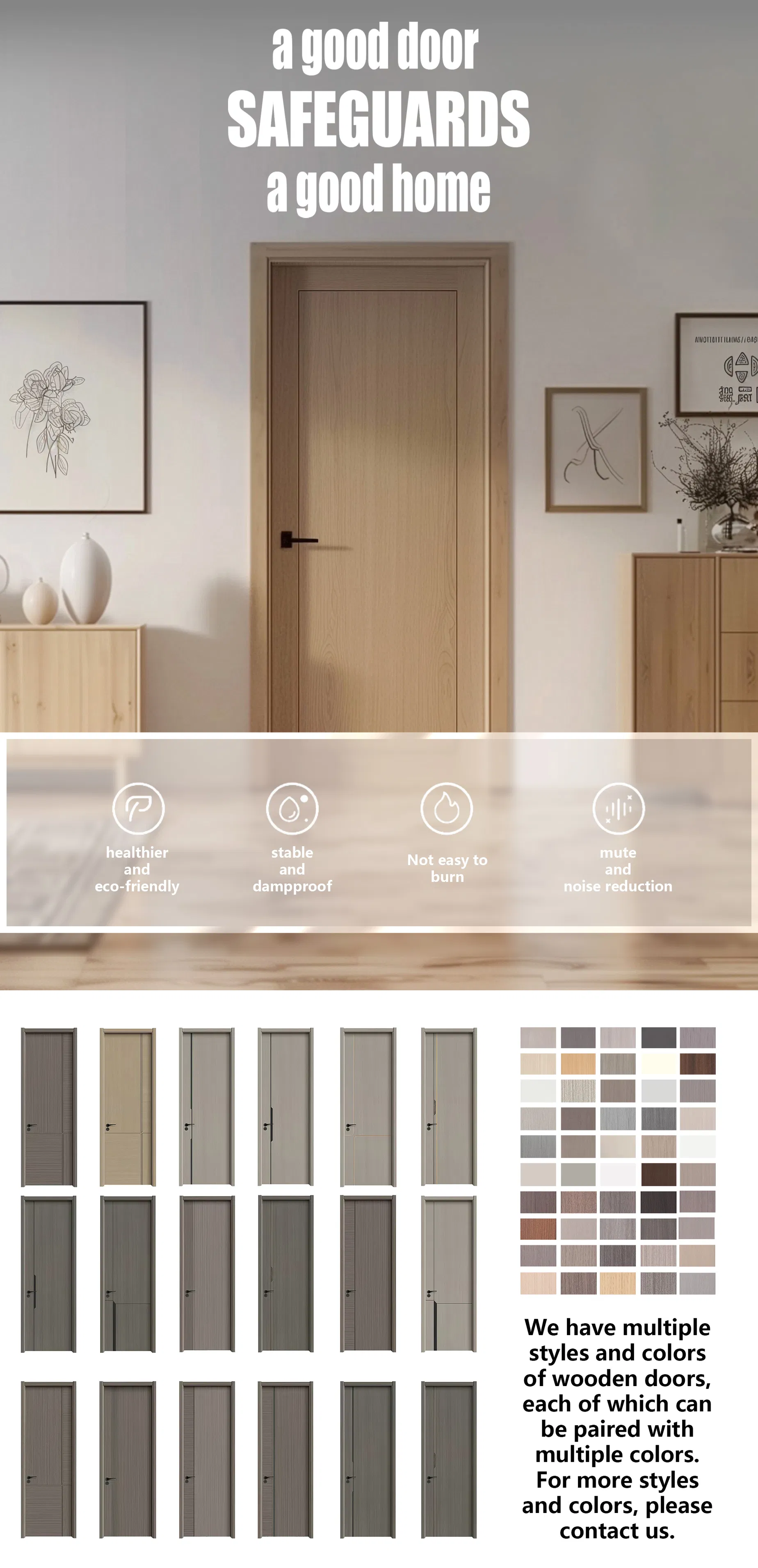 Solid Core Interior Wooden Door