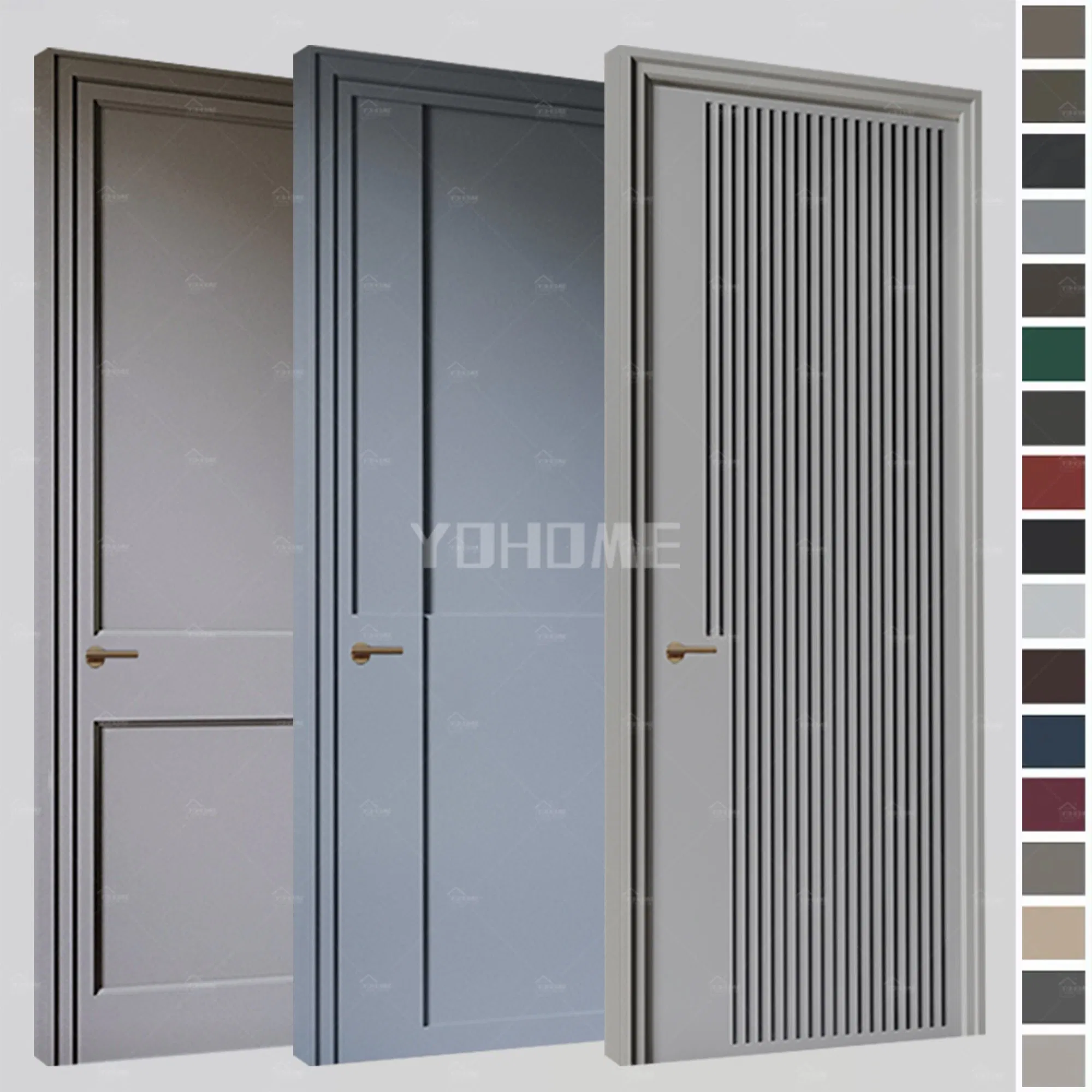 Guangdong Yohome Custom Building Engineered Internal Door Best Wooden Doors Interior Best Price Bedroom Interior Wooden Door Design