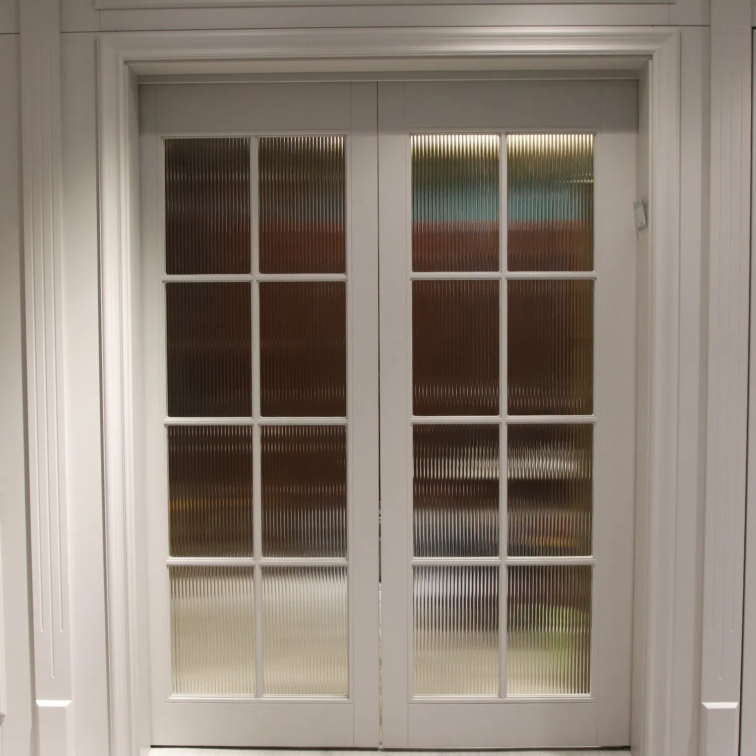 Modern Simple Style Designs Main Entrance Door Indoor Interior Room Wood MDF White Primed Doors