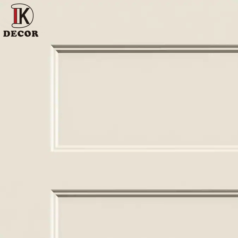 Customized Modern Bedroom Wooden Doors Design House Hotel White Primed MDF Wood Interior Room Door