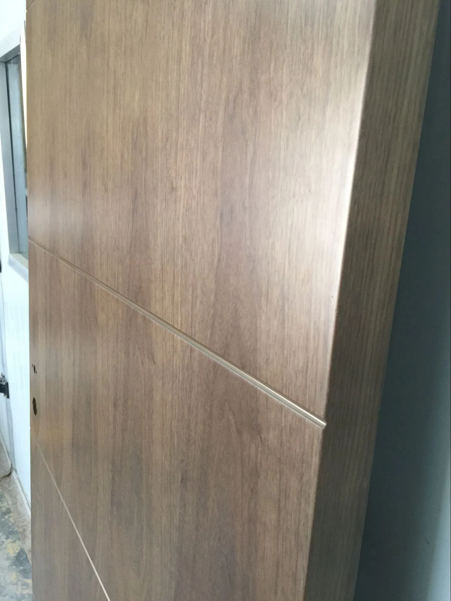 Hand Carved Teak Solid Wood Modern Veneer Door