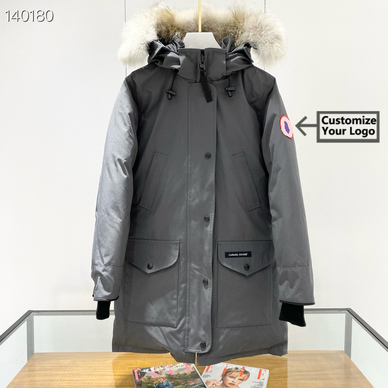 Custom Logo High Quality Padded Thick Goose Warm Breathable Waterproof Packable Outdoor Leisure Sports Goose Down Jacket