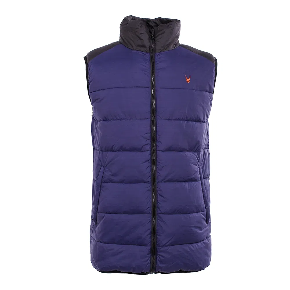 Men's Puffer Vest Outerwear Winter Warm Padded Outdoor Casual Thick Insulated Quilted Sleeveless Jacket