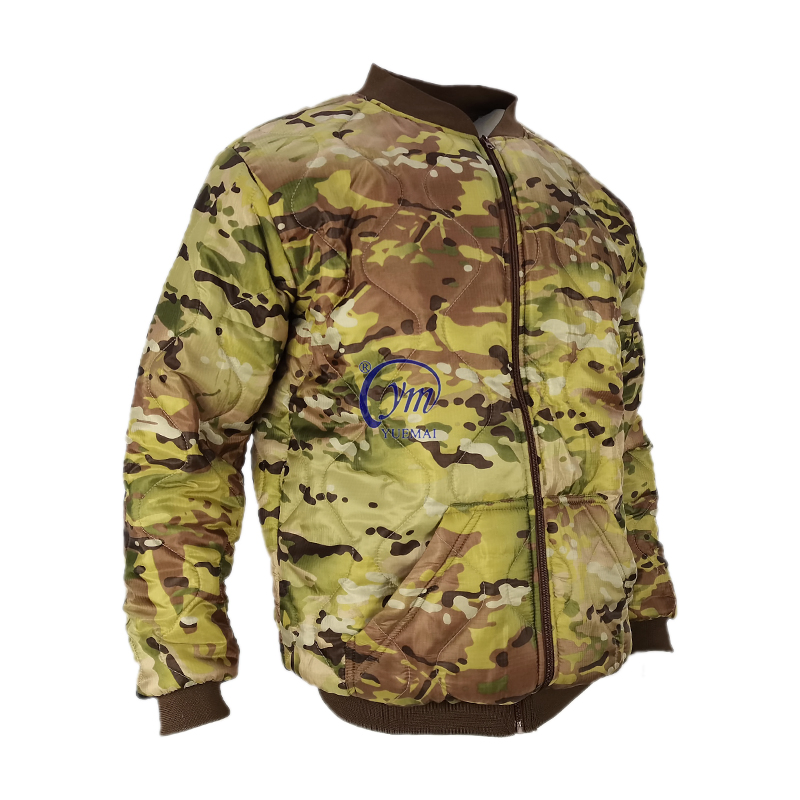 New Crew Neck Men's Sweatshirt Multicam Soft Padded Woobie Hoodie Zip up Water Resistant Tactical Jacket