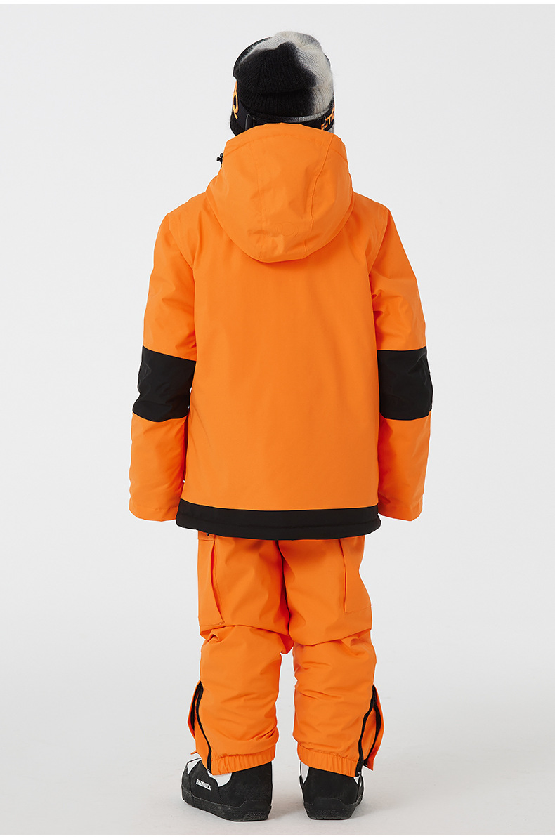 Thickened Ski Suits for Children Warm Snowboarding Clothes Sets Waterproof Windproof Boys and Girls Outdoor Sports Sets
