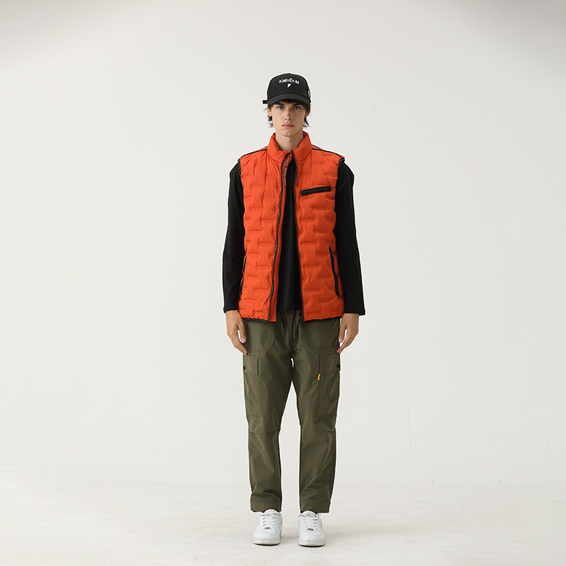 OEM Customsleeveless Down Puffer Jacket for Quilted Lightweight Mens Vest