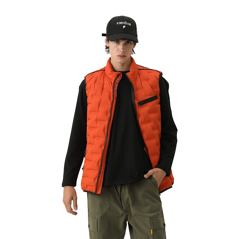 OEM Customsleeveless Down Puffer Jacket for Quilted Lightweight Mens Vest