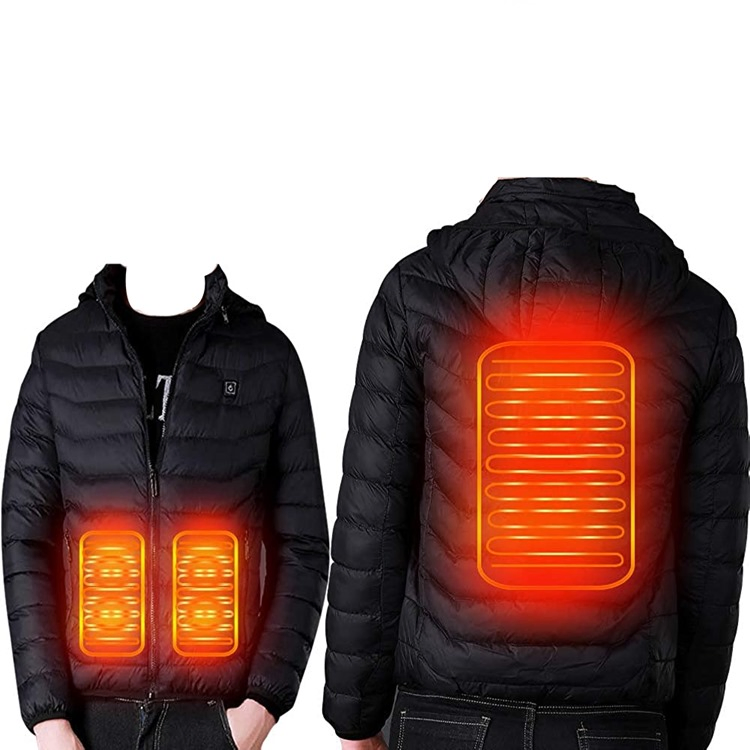 2021 New S-5XL Three-Speed Temperature Adjustable Heated Man Woman Winter Thermal Jacket Vest Waistcoat Warm Feather Clothes