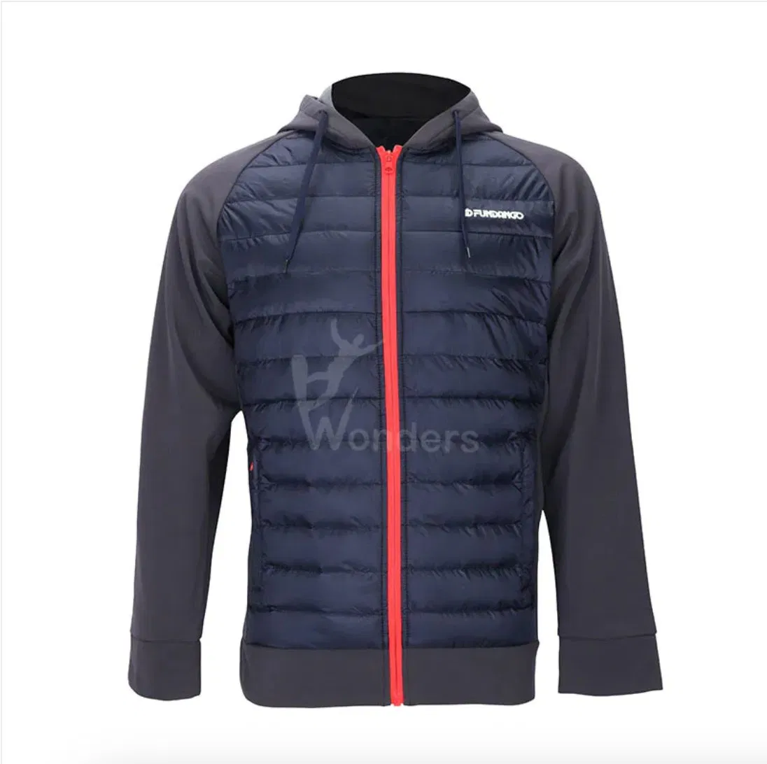 Men's Lightweight Waterproof Warm Sports Down Winter Varsity Windbreaker Safety Jacket