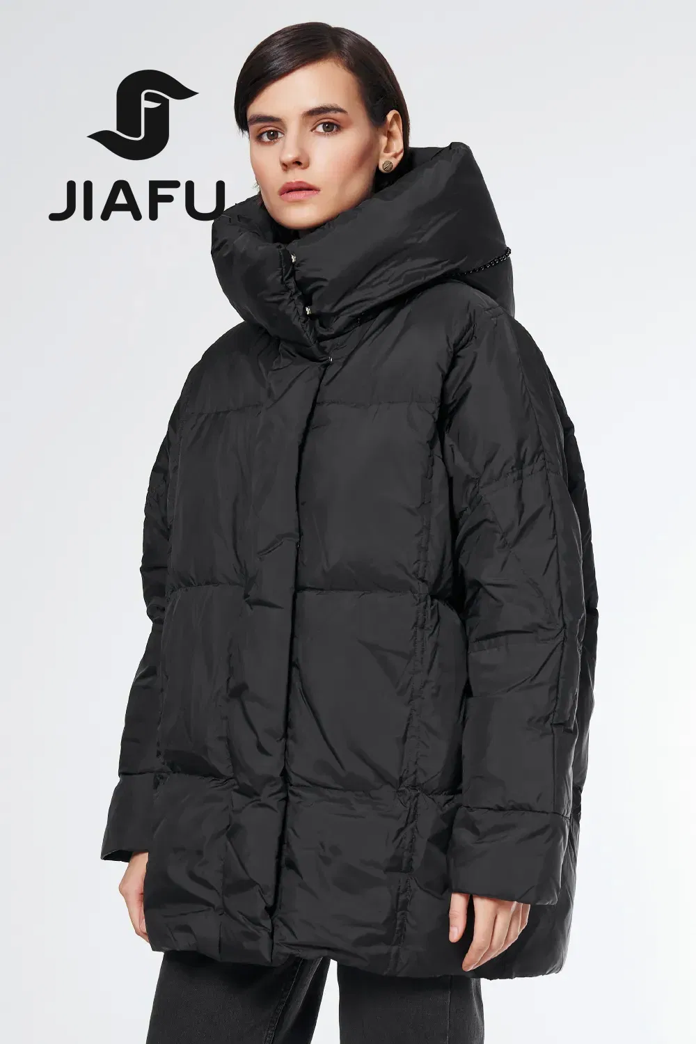 Fashion Women Customized Light Weight Quilting Padding Puffer Duck Down Winter Coat