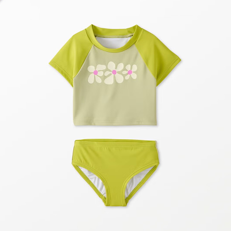 Summer UV Protection and Antibacterial Kids Swimwear Girls Swimsuit Swimsuit