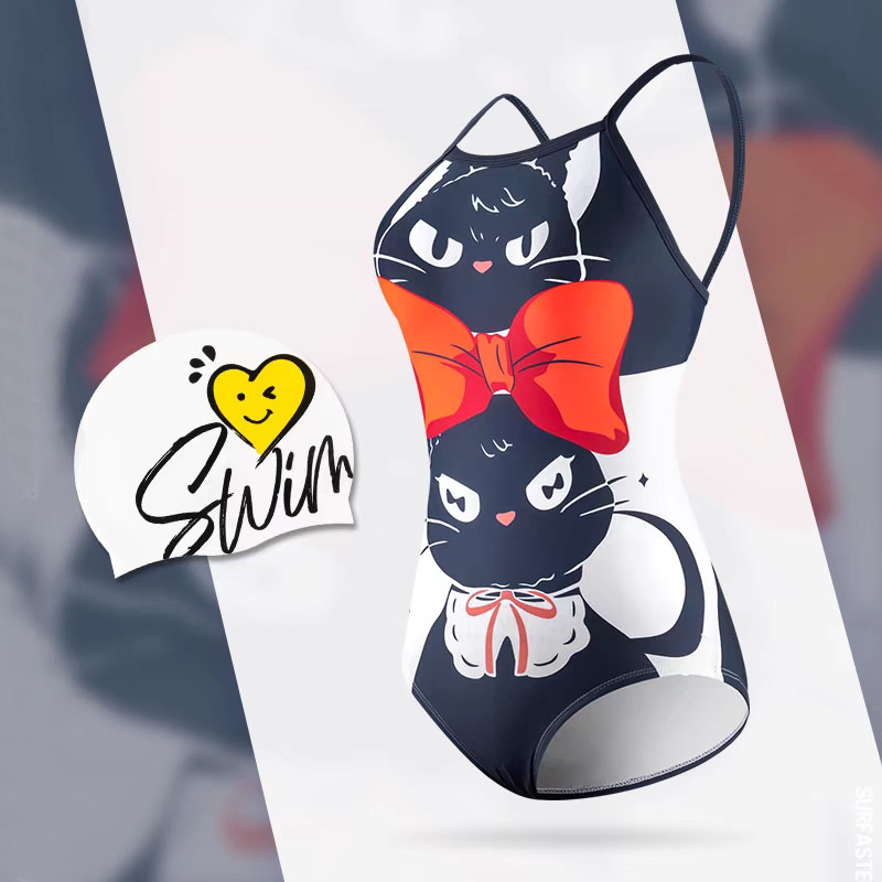 Racing Swimming Suit Customized Digital Printing Thin Straps Practice Competition Swimwear for Girl Women Female