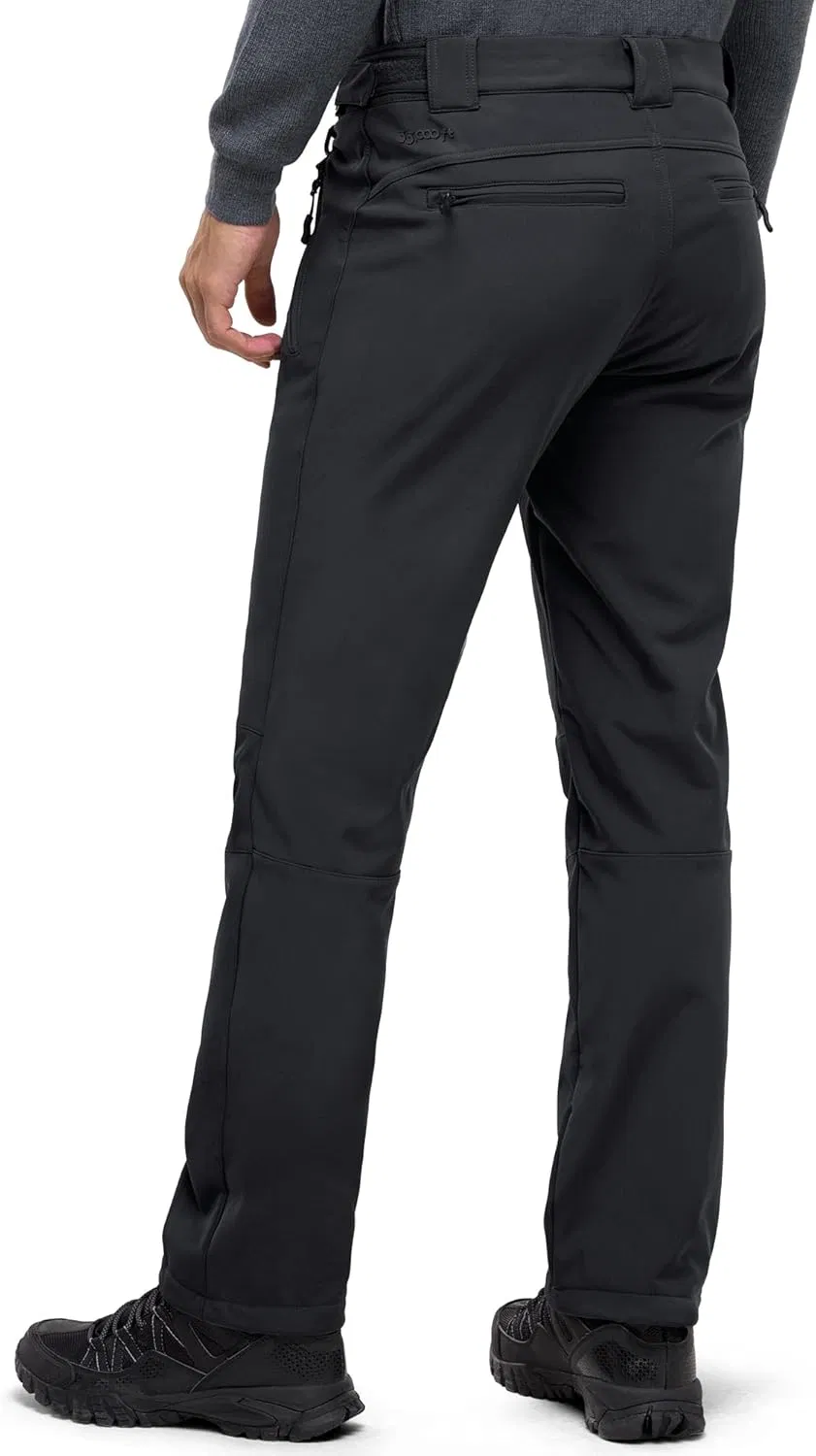 Men's Thermal Waterproof Ski Pants - Insulated Fleece Lined Snowboard Trousers (Bulk Order)