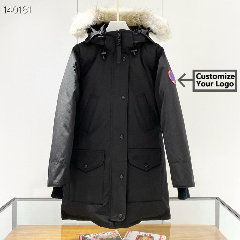 Custom Logo High Quality Padded Thick Goose Warm Breathable Waterproof Packable Outdoor Leisure Sports Goose Down Jacket