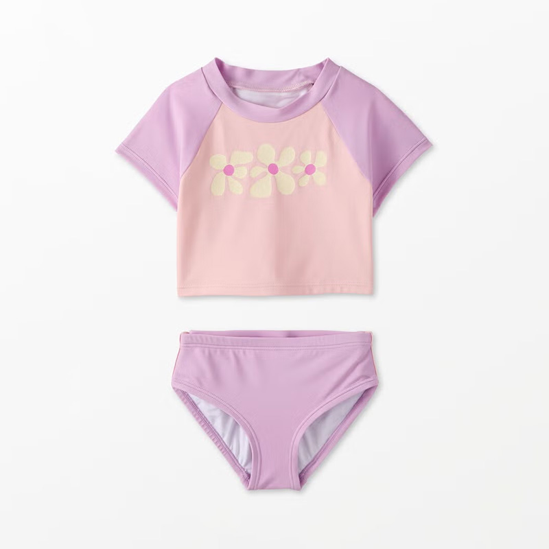 Summer UV Protection and Antibacterial Kids Swimwear Girls Swimsuit Swimsuit