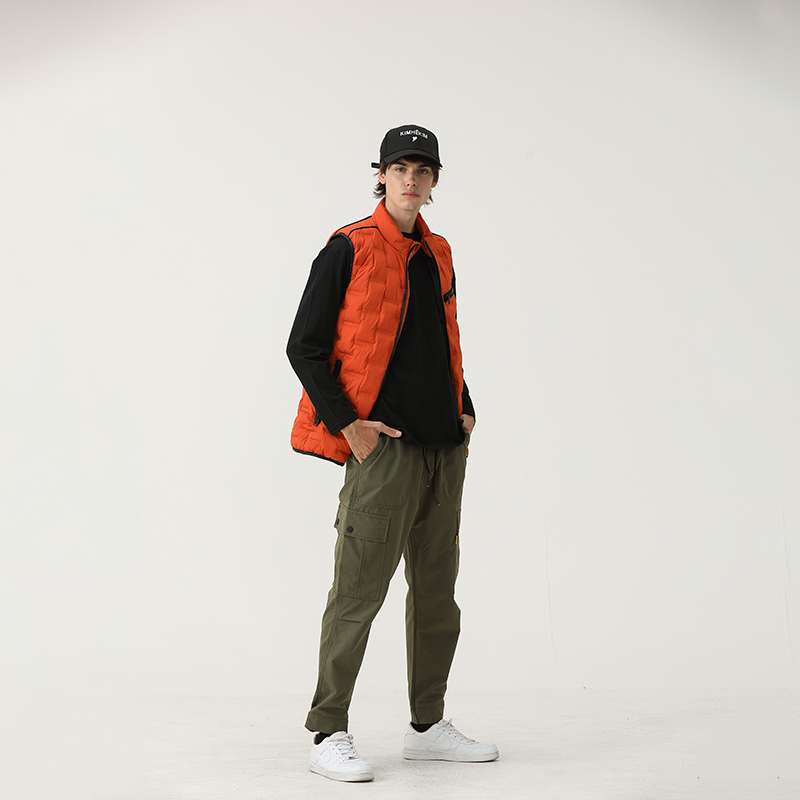 OEM Customsleeveless Down Puffer Jacket for Quilted Lightweight Mens Vest