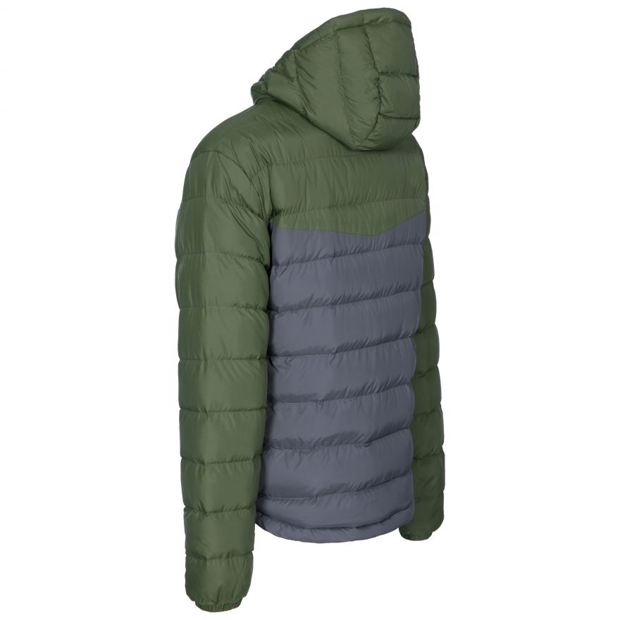 Men's Padded Puffy Warm Water Resistant Jacket with Hood