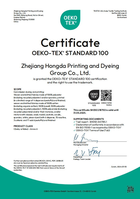 OEKO Certification