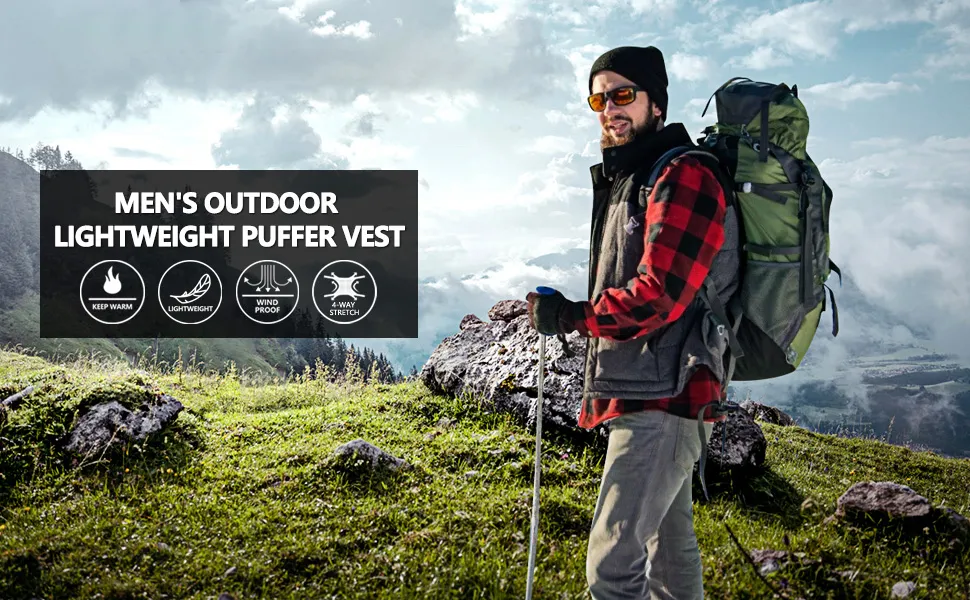 Men's Lightweight Puffer Vest
