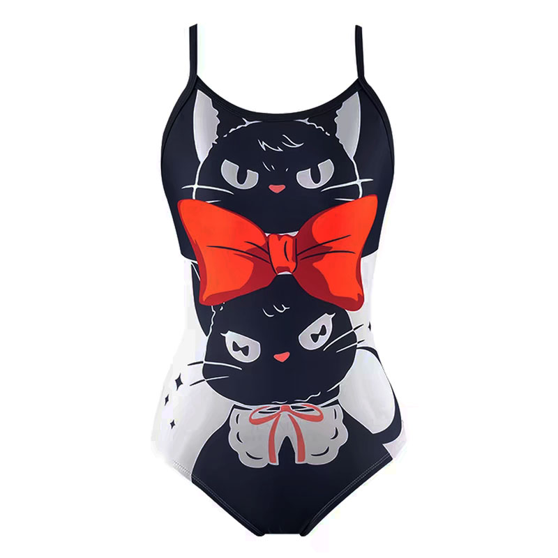 Racing Swimming Suit Customized Digital Printing Thin Straps Practice Competition Swimwear for Girl Women Female