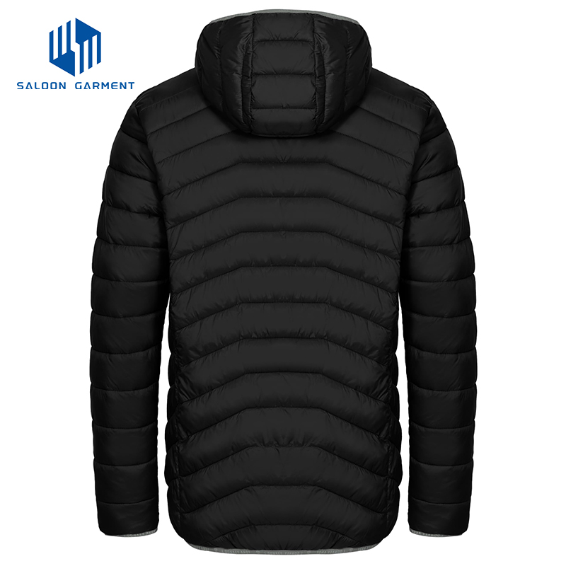 Winter Lightweight Water Resistant Men's Plus Size Outerwear Quilted Insulated Jackets