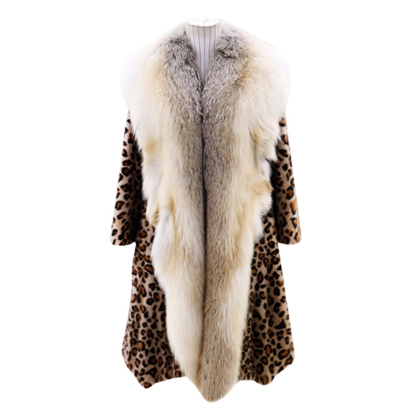 Women's Extra Warm Longline Knee-Length Winter Coat - Eco-Friendly Faux Fur Insulated Outerwear