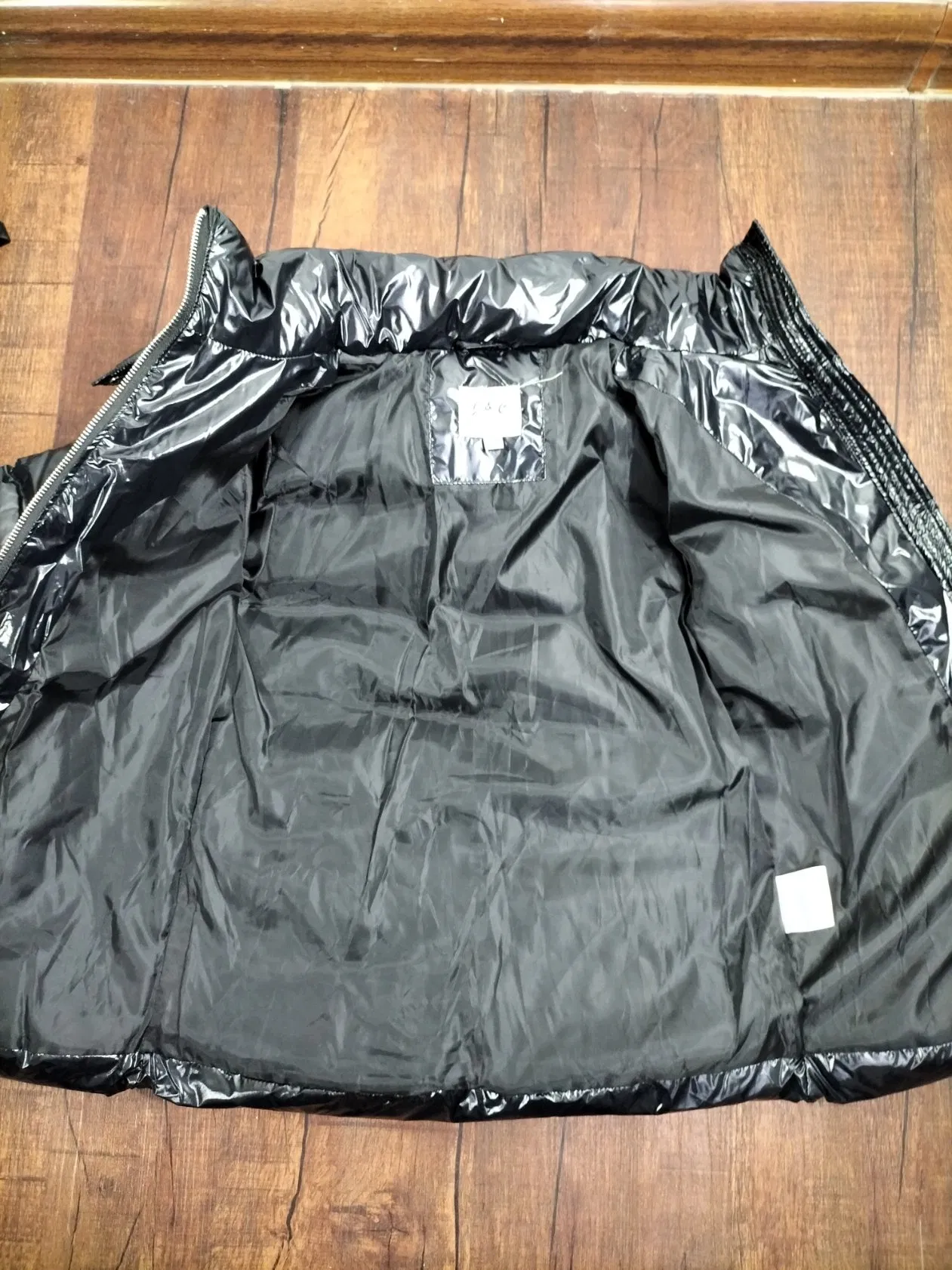 Hooded Puffer Coat Men Padded Fake Down Jacket for Winter