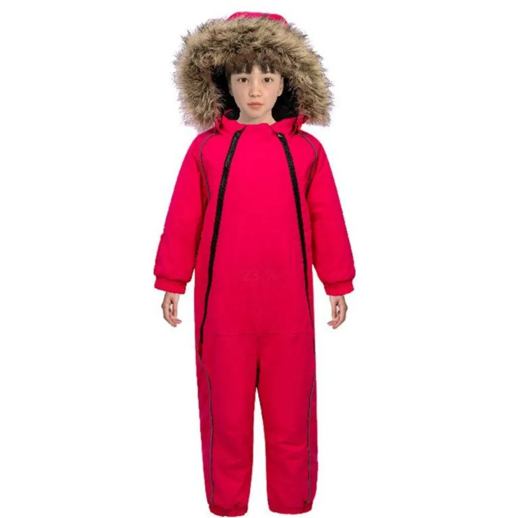 Boy Girl Snowboarding Ski Wear Winter Waterproof Overall Sports Snowsuit