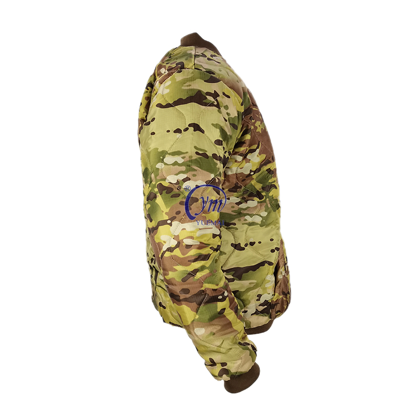 New Crew Neck Men's Sweatshirt Multicam Soft Padded Woobie Hoodie Zip up Water Resistant Tactical Jacket