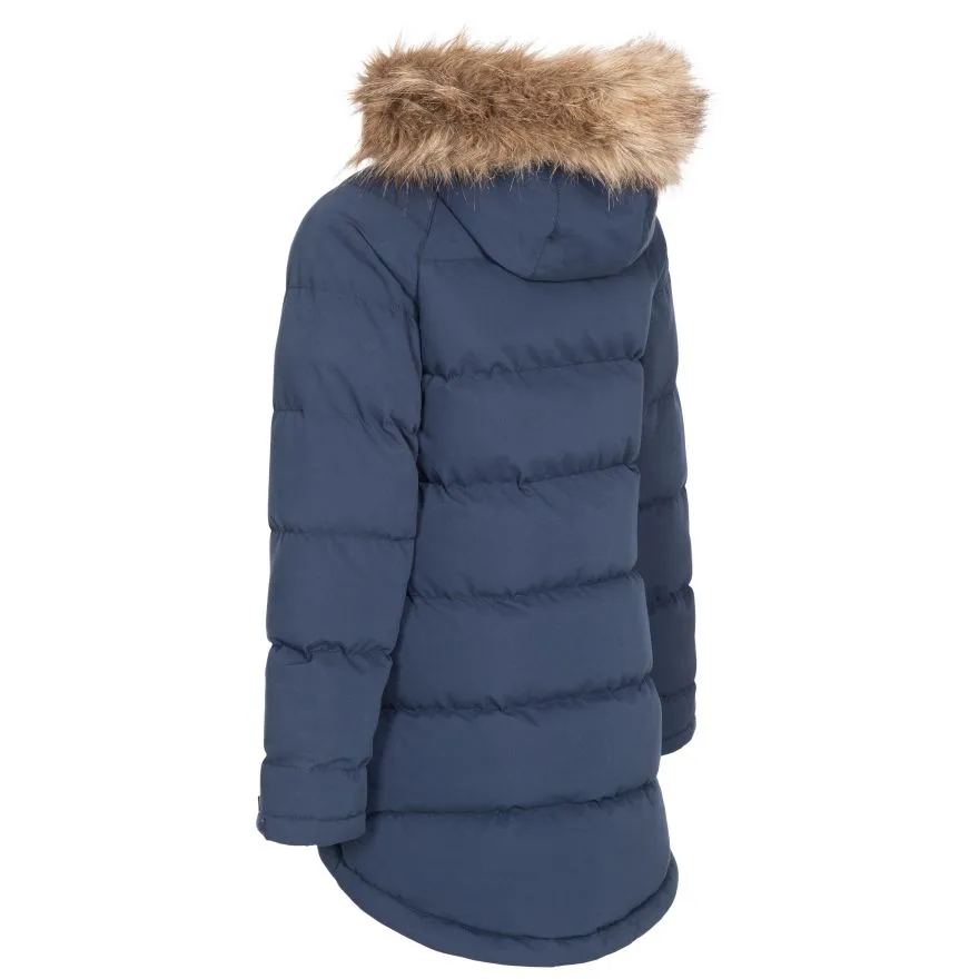 Kids Water Resistant Long Padded Jacket Unique