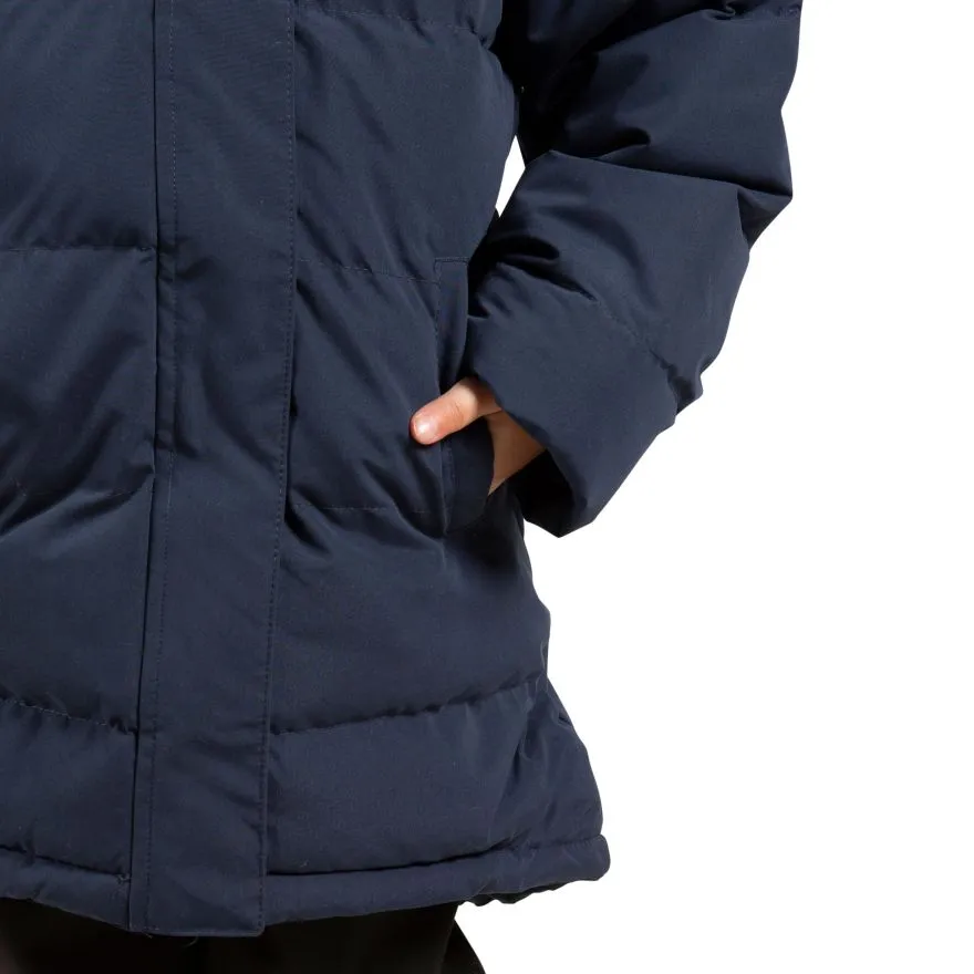 Kids Water Resistant Long Padded Jacket Unique
