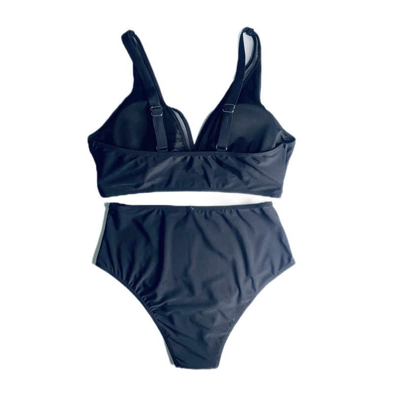 Ladies Women Bikini Two Piece Polyester Swimwear Bikini Set for Women Two Piece Swimsuits