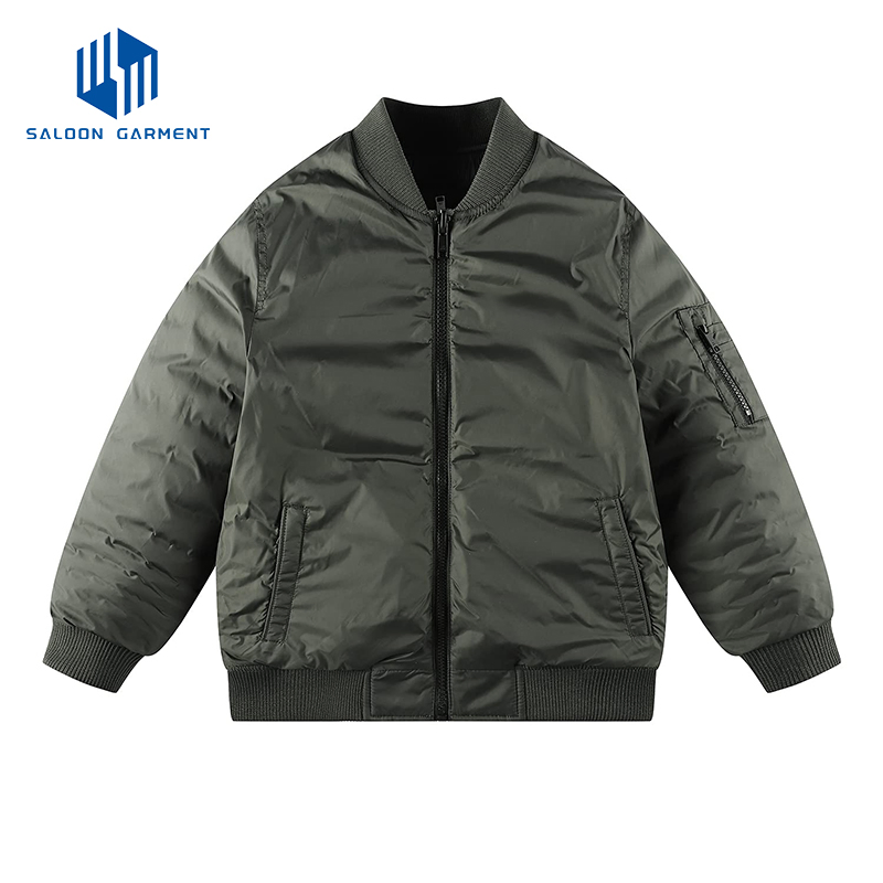 High Quality Men's Water Resistant Outerwear Winter Padded Coat Warm Quilted Jacket