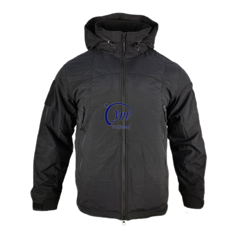 Men Warm Winter Waterproof Green Thermal Insulated L7 Tactical Jacket Hoodie