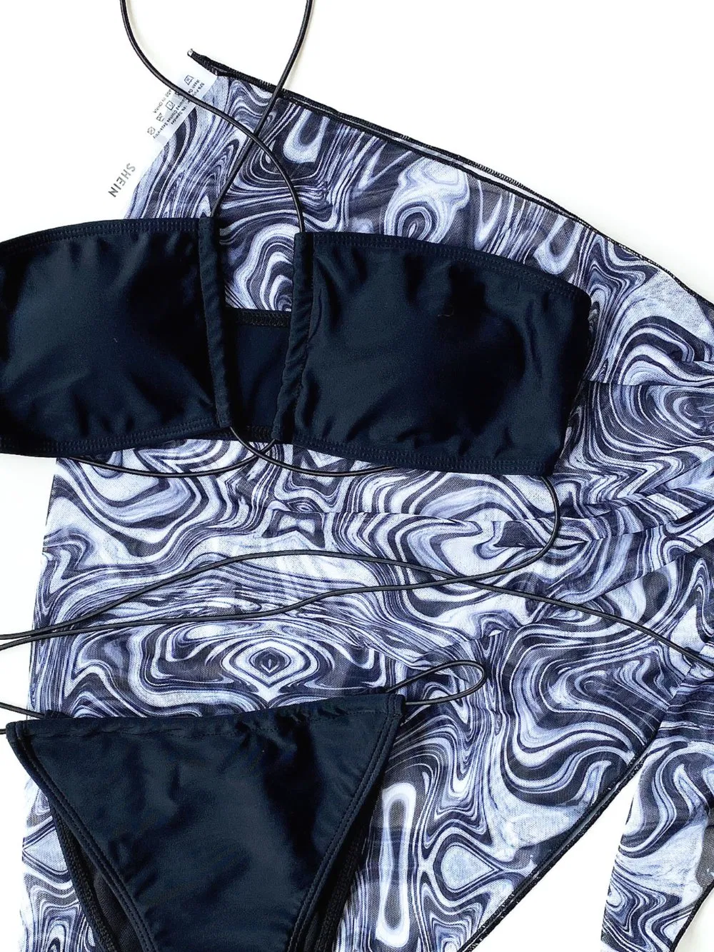 Print Bikini 2021 Women Push up Bra 3 Piece Swimsuit Brazilian Beach Bathing Suit Swimwear Swimming Suits