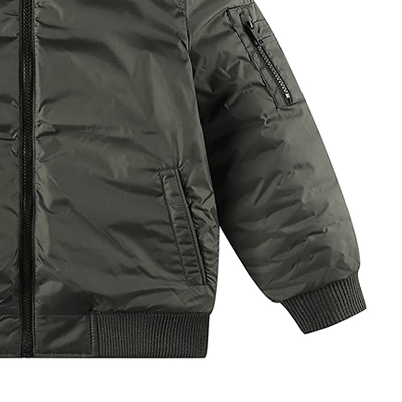 High Quality Men's Water Resistant Outerwear Winter Padded Coat Warm Quilted Jacket