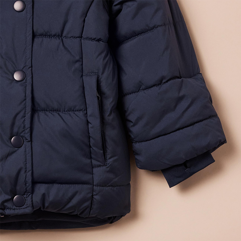 Hot Sale Customized Winter Water Resistant Winter Polyester Padded Boys Ski Jacket