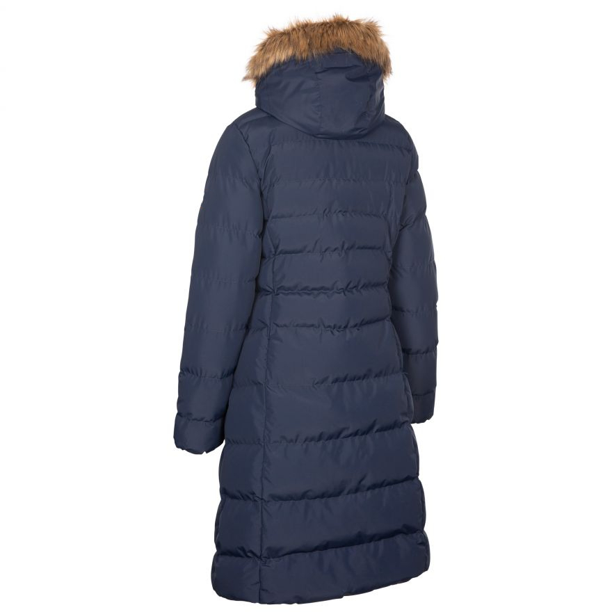 Winter Women's Polyester Fashion Padding Keep Warm Filling Jacket Fake Down Coat