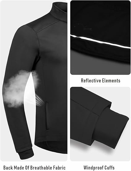 Premium Men's Winter Cycling Jacket - Thermal &amp; Windproof