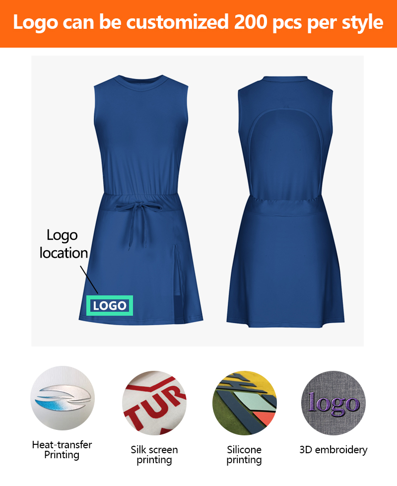 Tennis Dress Slim Fit Running Wear Golf Pickleball Paddle