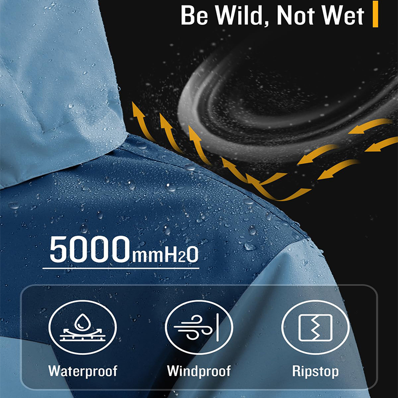Outdoor Sports Breathable Waterproof Camping Wholesale Windbreaker Jackets