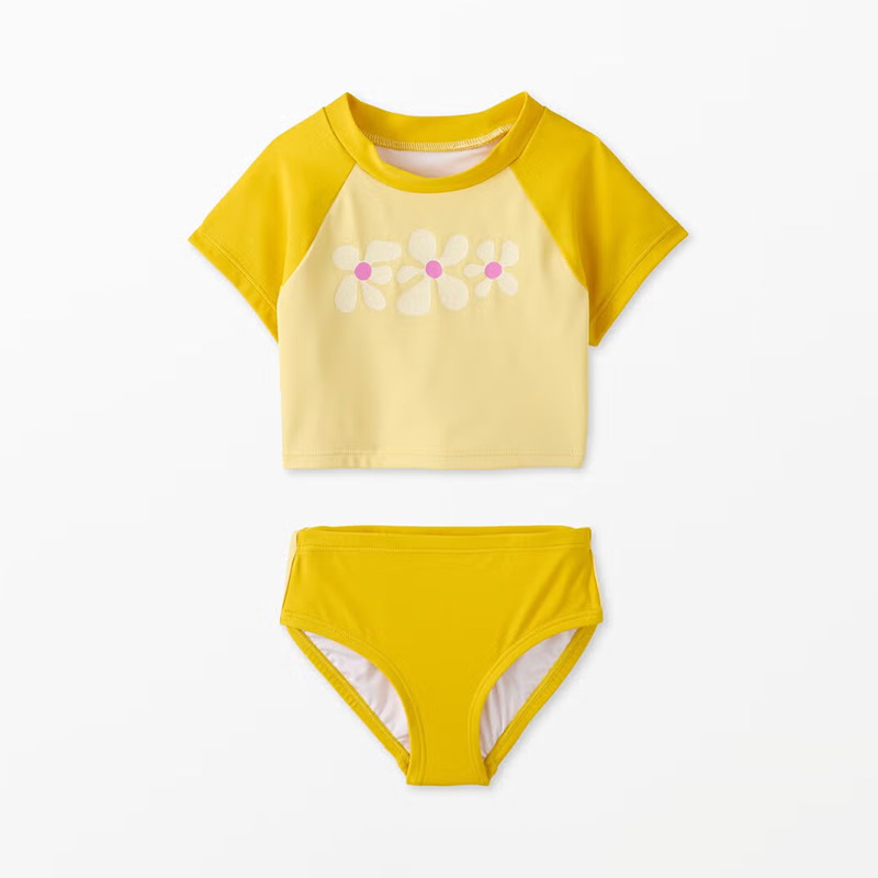 Summer UV Protection and Antibacterial Kids Swimwear Girls Swimsuit Swimsuit